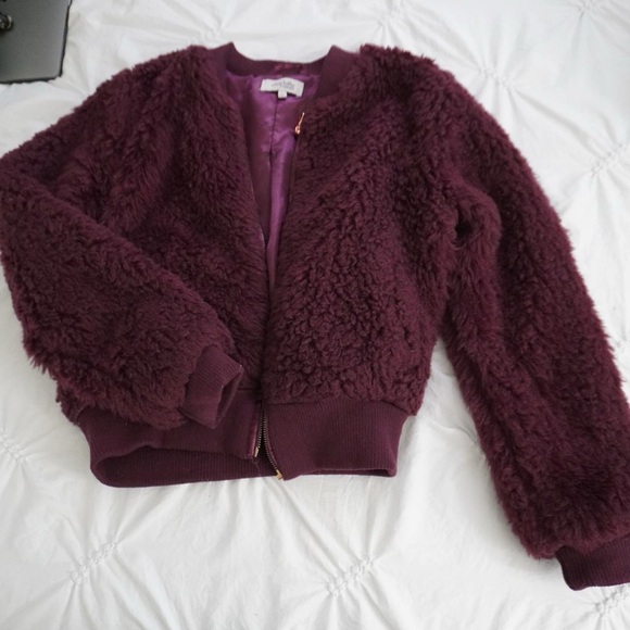 Purple fur jacket - Picture 1 of 2